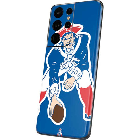 NFL New England Patriots Retro Logo Galaxy S21 Ultra 5G Skin