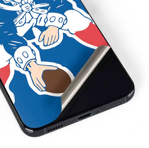 NFL New England Patriots Retro Logo Galaxy S22 Plus Skin