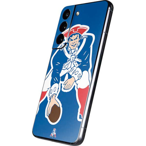 NFL New England Patriots Retro Logo Galaxy S22 Skin
