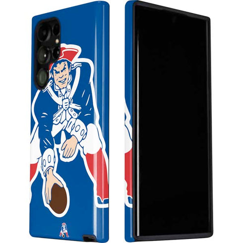 NFL New England Patriots Retro Logo Galaxy S22 Ultra Pro Case
