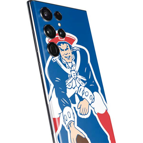NFL New England Patriots Retro Logo Galaxy S22 Ultra Skin