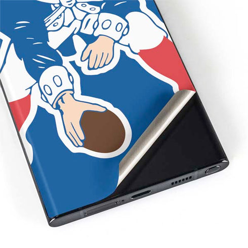 NFL New England Patriots Retro Logo Galaxy S22 Ultra Skin