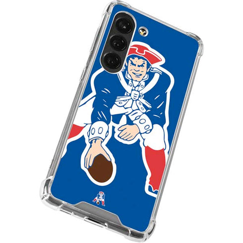 NFL New England Patriots Retro Logo Galaxy S23 Clear Case