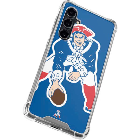 NFL New England Patriots Retro Logo Galaxy S23 FE Clear Case