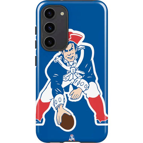 NFL New England Patriots Retro Logo Galaxy S23 Plus Pro Case