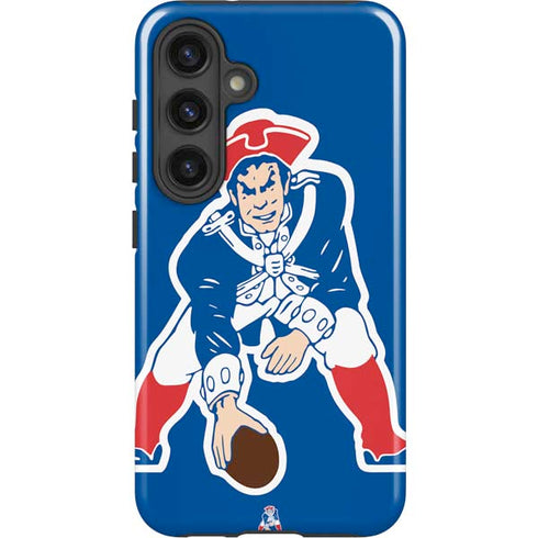NFL New England Patriots Retro Logo Galaxy S24 Impact Case