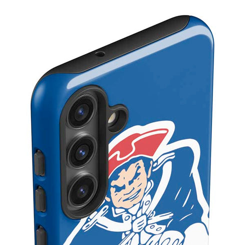 NFL New England Patriots Retro Logo Galaxy S24 Impact Case