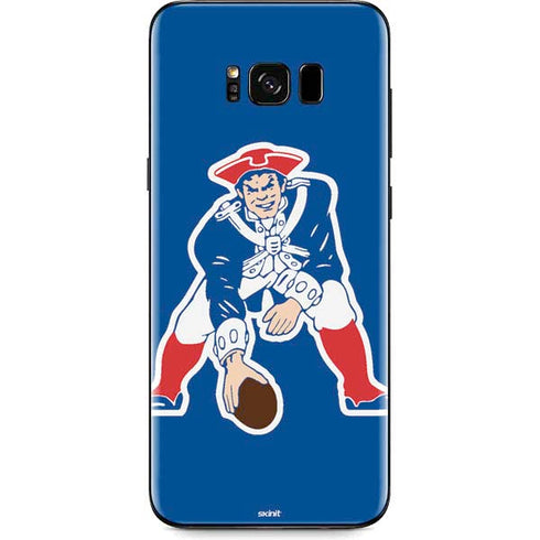 NFL New England Patriots Retro Logo Galaxy S8 Skin
