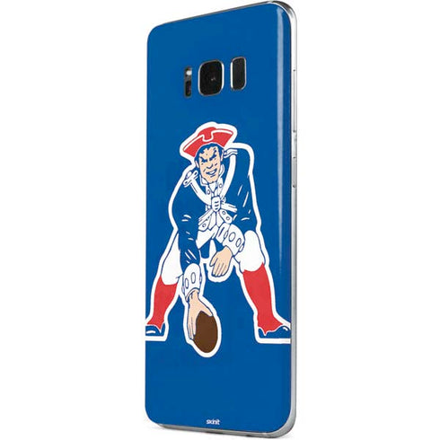 NFL New England Patriots Retro Logo Galaxy S8 Skin