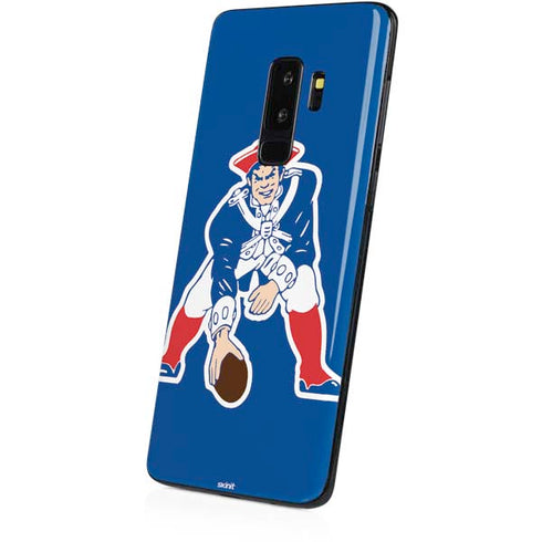 NFL New England Patriots Retro Logo Galaxy S9 Plus Skin