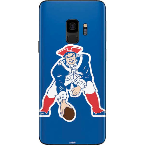 NFL New England Patriots Retro Logo Galaxy S9 Skin