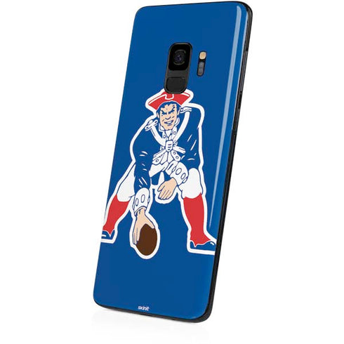 NFL New England Patriots Retro Logo Galaxy S9 Skin