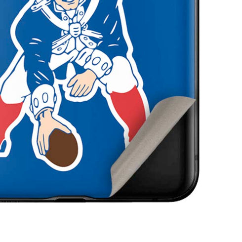 NFL New England Patriots Retro Logo Galaxy Z Flip Skin