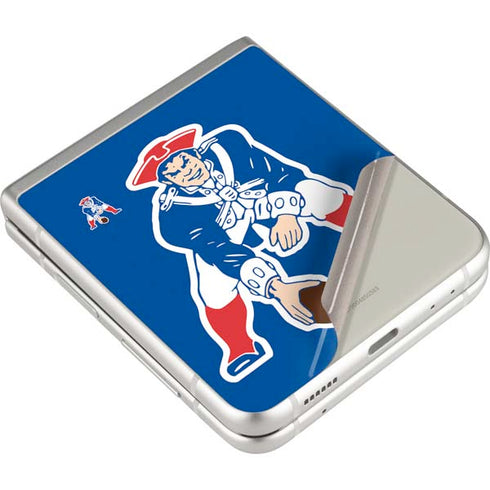 NFL New England Patriots Retro Logo Galaxy Z Flip3 5G Skin