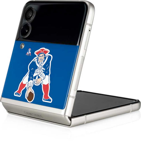 NFL New England Patriots Retro Logo Galaxy Z Flip3 5G Skin