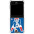 NFL New England Patriots Retro Logo Galaxy Z Flip5 5G Clear Case