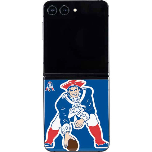 NFL New England Patriots Retro Logo Galaxy Z Flip5 5G Skin
