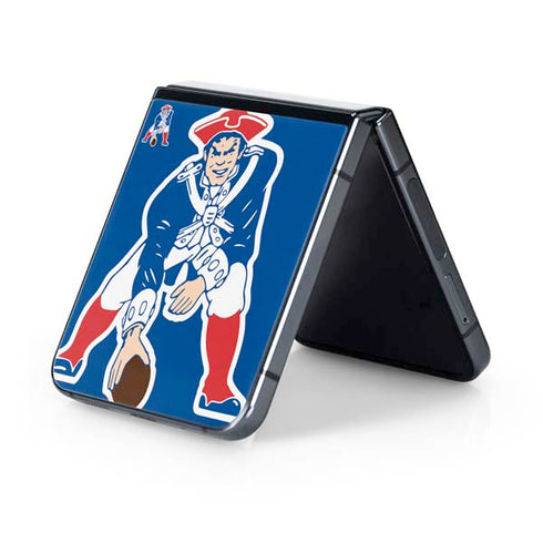 NFL New England Patriots Retro Logo Galaxy Z Flip5 5G Skin