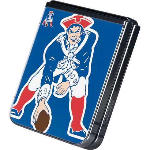 NFL New England Patriots Retro Logo Galaxy Z Flip5 5G Skin