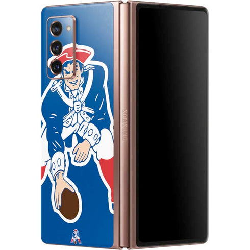 NFL New England Patriots Retro Logo Galaxy Z Fold2 5G Skin