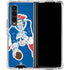 NFL New England Patriots Retro Logo Galaxy Z Fold4 5G Clear Case