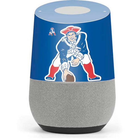 NFL New England Patriots Retro Logo Google Home Skin