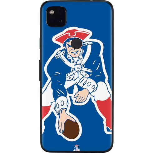 NFL New England Patriots Retro Logo Google Pixel 4a Skin