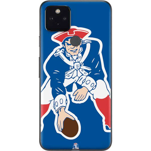 NFL New England Patriots Retro Logo Google Pixel 5a Skin
