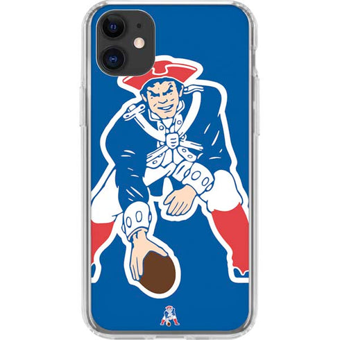 NFL New England Patriots Retro Logo iPhone 11 Clear Case
