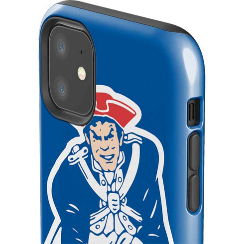 NFL New England Patriots Retro Logo iPhone 11 Impact Case