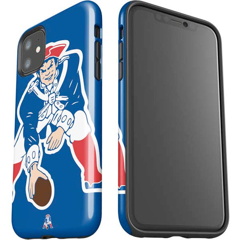 NFL New England Patriots Retro Logo iPhone 11 Impact Case