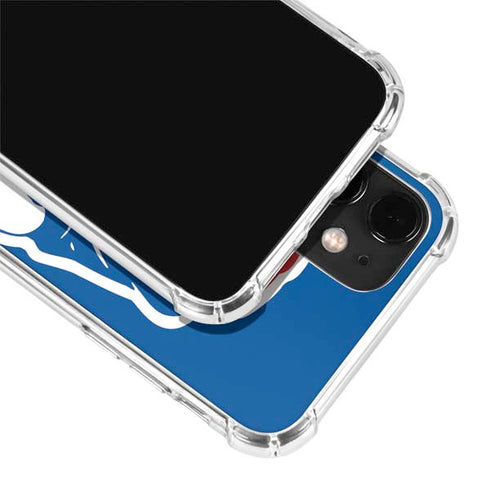 NFL New England Patriots Retro Logo iPhone 12 Clear Case