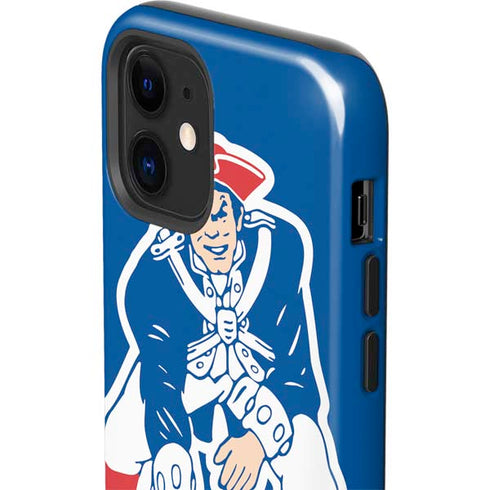 NFL New England Patriots Retro Logo iPhone 12 Impact Case