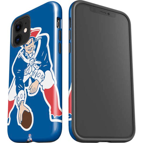NFL New England Patriots Retro Logo iPhone 12 Impact Case