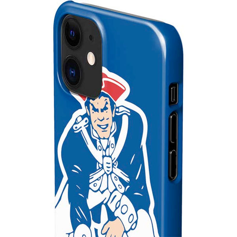 NFL New England Patriots Retro Logo iPhone 12 Mini Lite Case