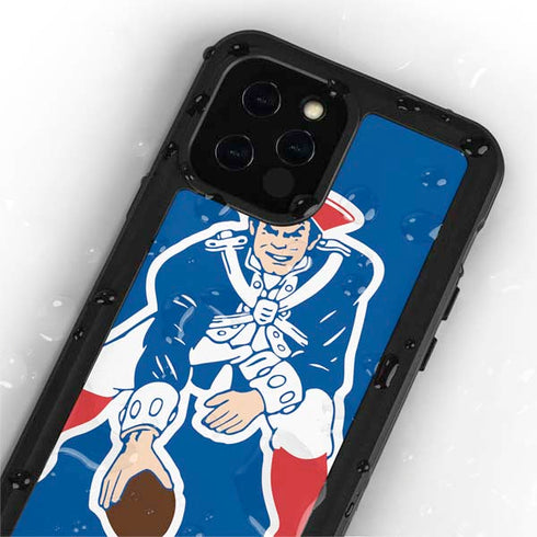 NFL New England Patriots Retro Logo iPhone 12 Pro Waterproof Case