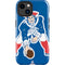 NFL New England Patriots Retro Logo iPhone 14 Plus Impact Case
