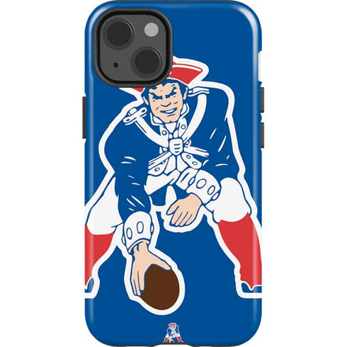 NFL New England Patriots Retro Logo iPhone 14 Impact Case