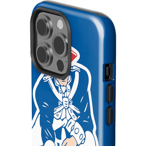 NFL New England Patriots Retro Logo iPhone 15 Pro Impact Case