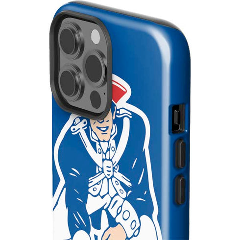 NFL New England Patriots Retro Logo iPhone 14 Pro Max Impact Case