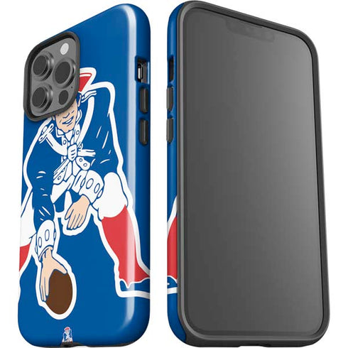 NFL New England Patriots Retro Logo iPhone 15 Pro Max Impact Case