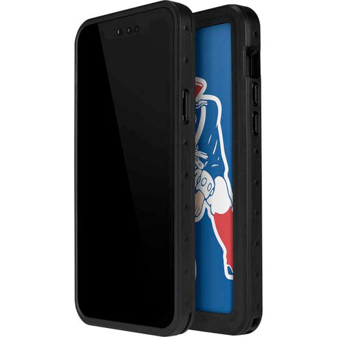 NFL New England Patriots Retro Logo iPhone 14 Pro Max Waterproof Case