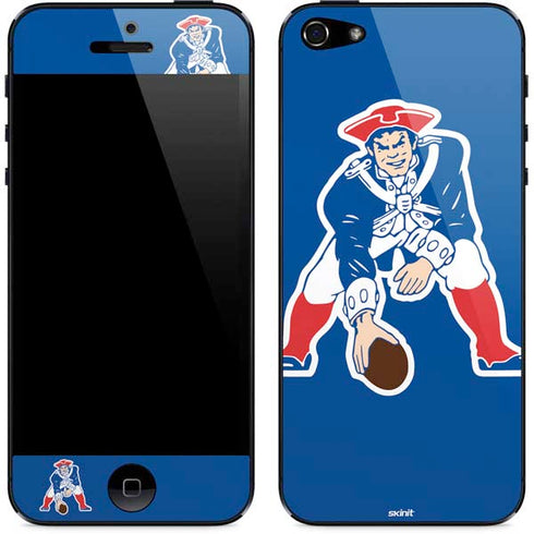 NFL New England Patriots Retro Logo iPhone 5/5s/5SE Skin