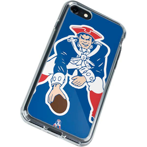 NFL New England Patriots Retro Logo iPhone SE (2nd & 3rd Gen) Clear Case