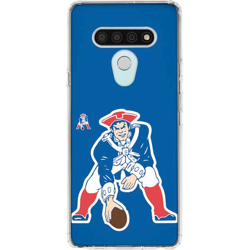 NFL New England Patriots Retro Logo LG Stylo 6 Clear Case