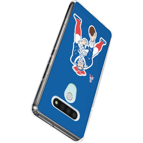 NFL New England Patriots Retro Logo LG Stylo 6 Clear Case