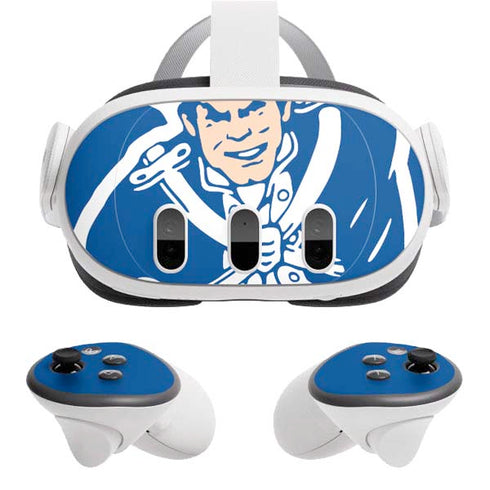 NFL New England Patriots Retro Logo Meta Quest 3 Skin
