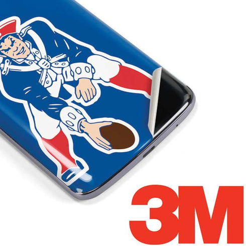 NFL New England Patriots Retro Logo Moto E5 Plus Skin
