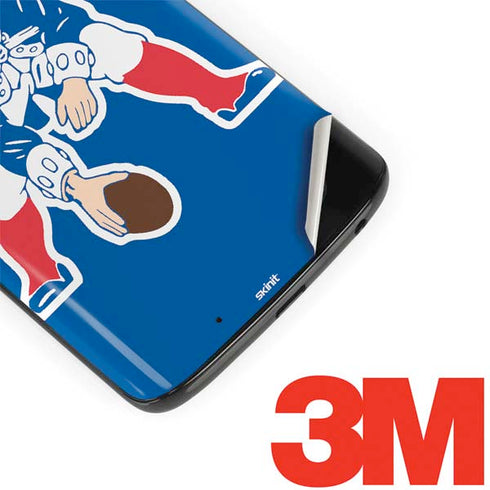 NFL New England Patriots Retro Logo Moto G6 Skin