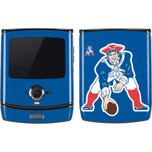 NFL New England Patriots Retro Logo Motorola RAZR Skin